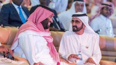 محمد بن سلمان ومحمد بن راشد بدافوس الصحراء: ثناء وصدق
