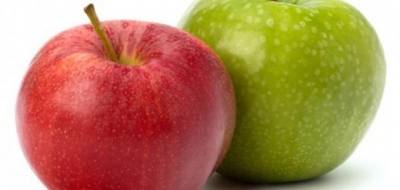 الفرق بين التفاح الأخضر والأحمر
