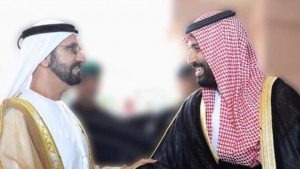 محمد بن راشد لمحمد بن سلمان: يا جبل ما يهزك ريح!
